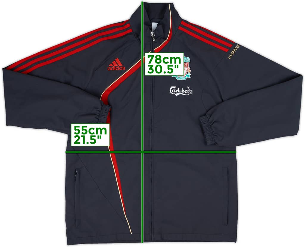 2009-10 Liverpool adidas Track Jacket - 8/10 - (M)
