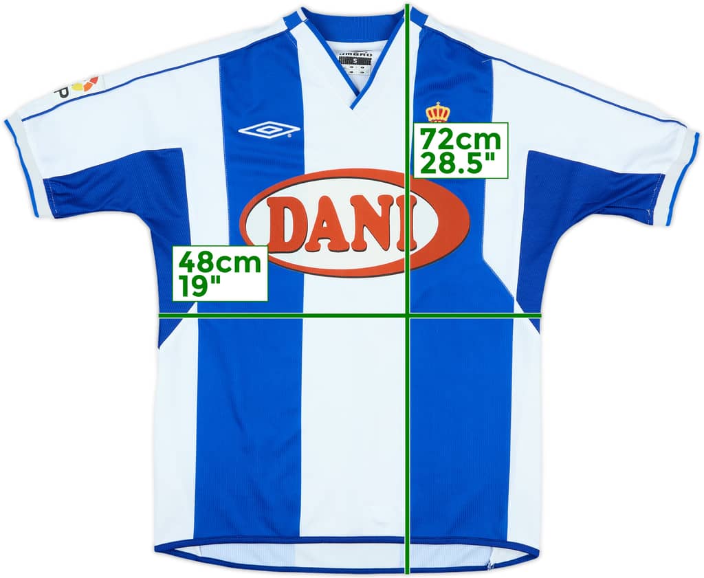 2002-03 Espanyol Home Shirt - 8/10 - (S)