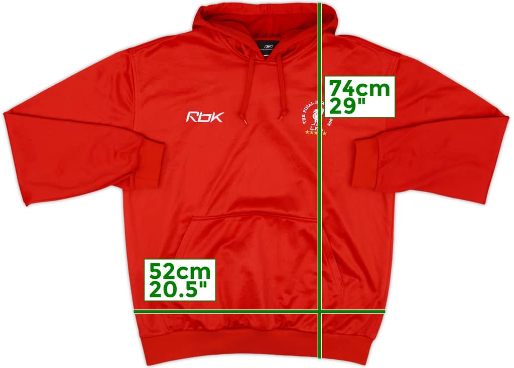 2005 Liverpool Reebok The Final Istanbul Hooded Top - 8/10 - (M)