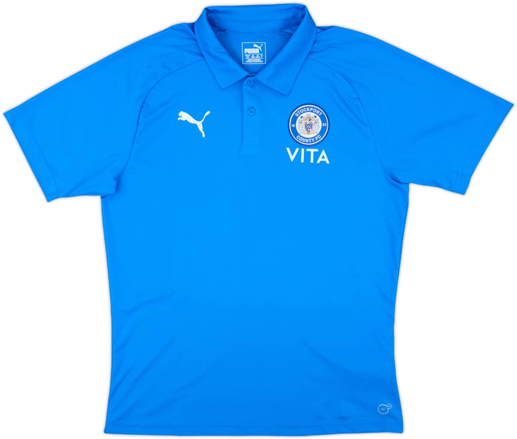 2021-22 Stockport County Puma Polo Shirt - 10/10 - (M)
