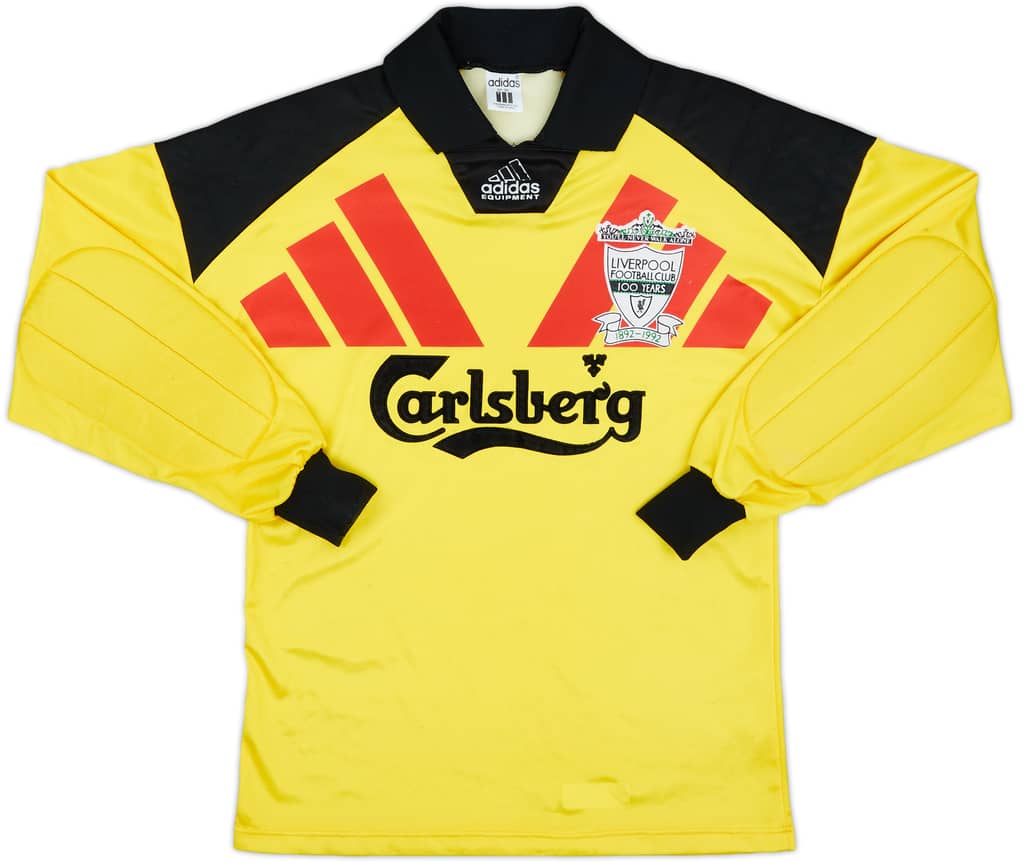 1992-93 Liverpool GK Shirt - 5/10 - (S)