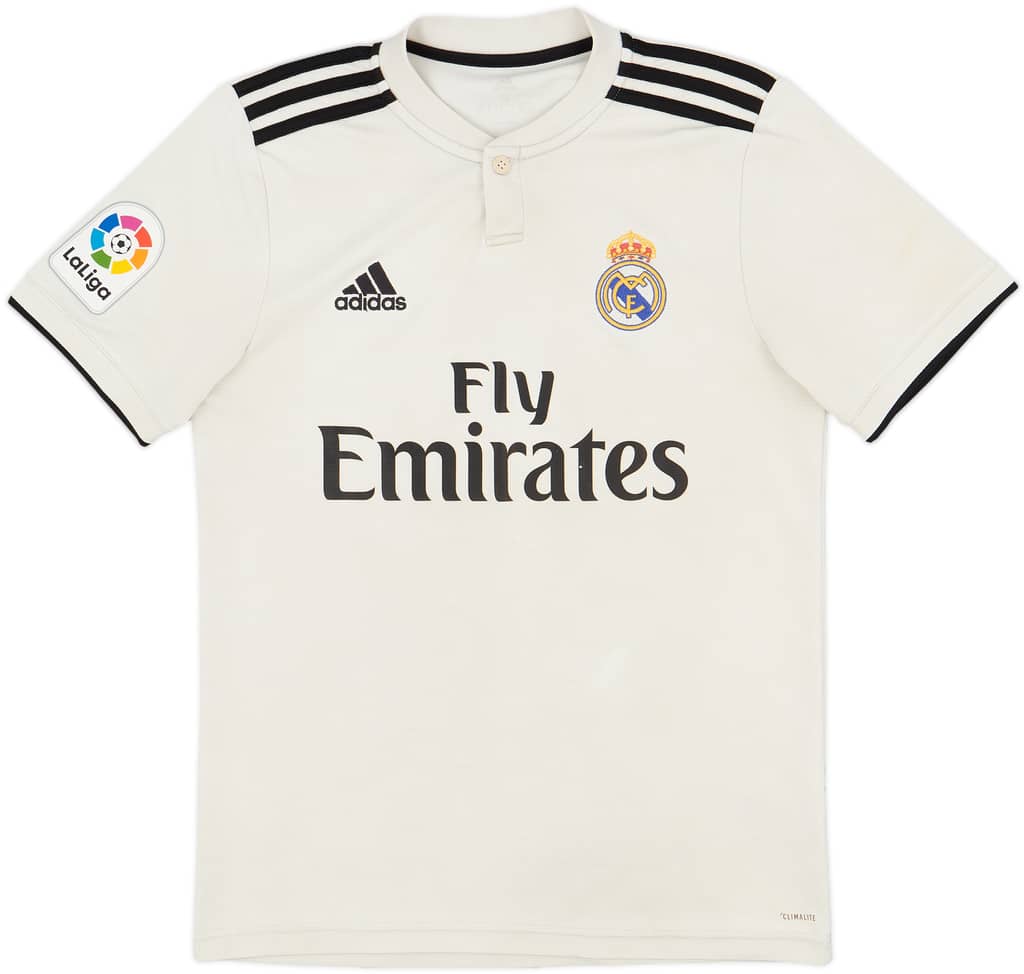 2018-19 Real Madrid Home Shirt - 5/10 - (S)