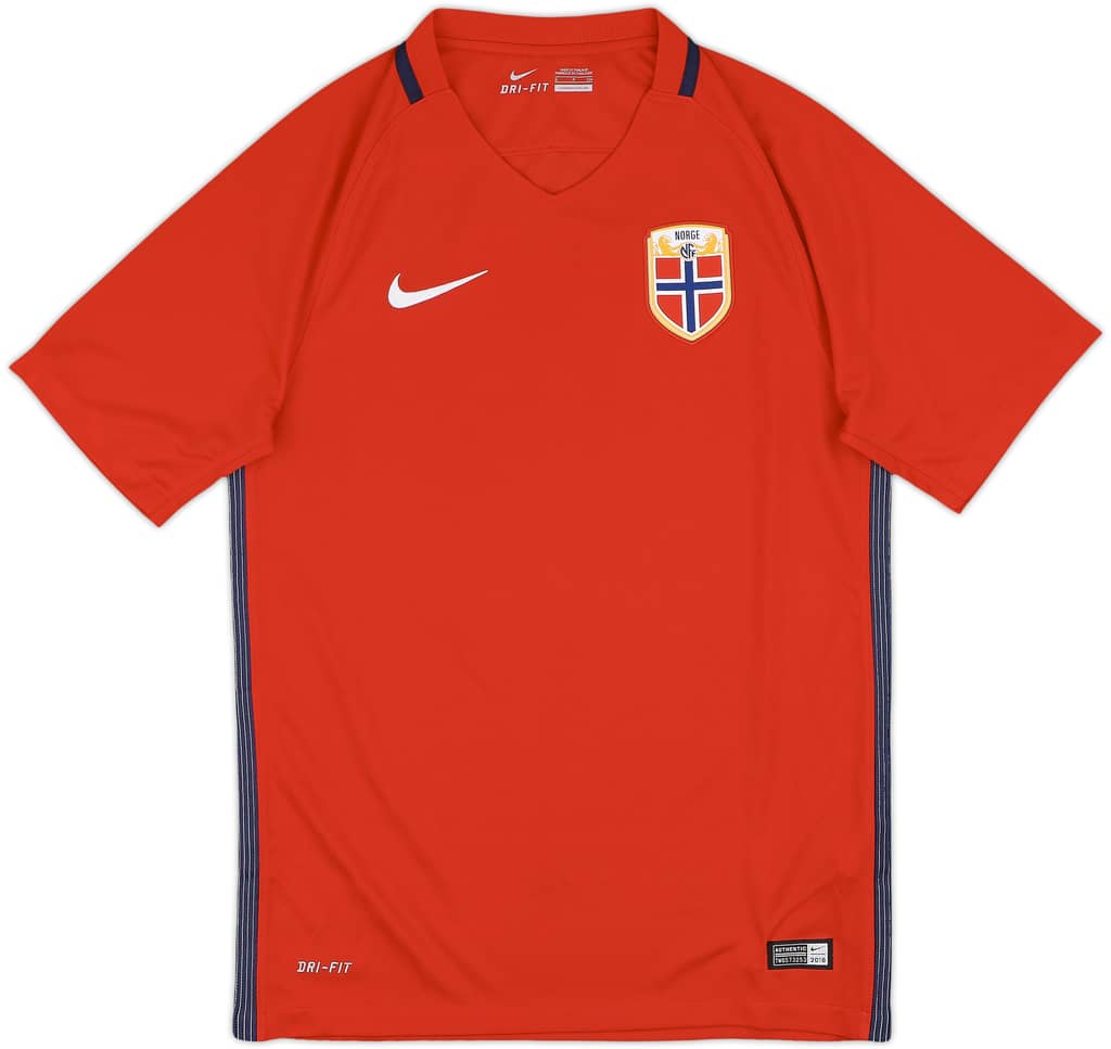 2016-18 Norway Home Shirt - 7/10 - (S)