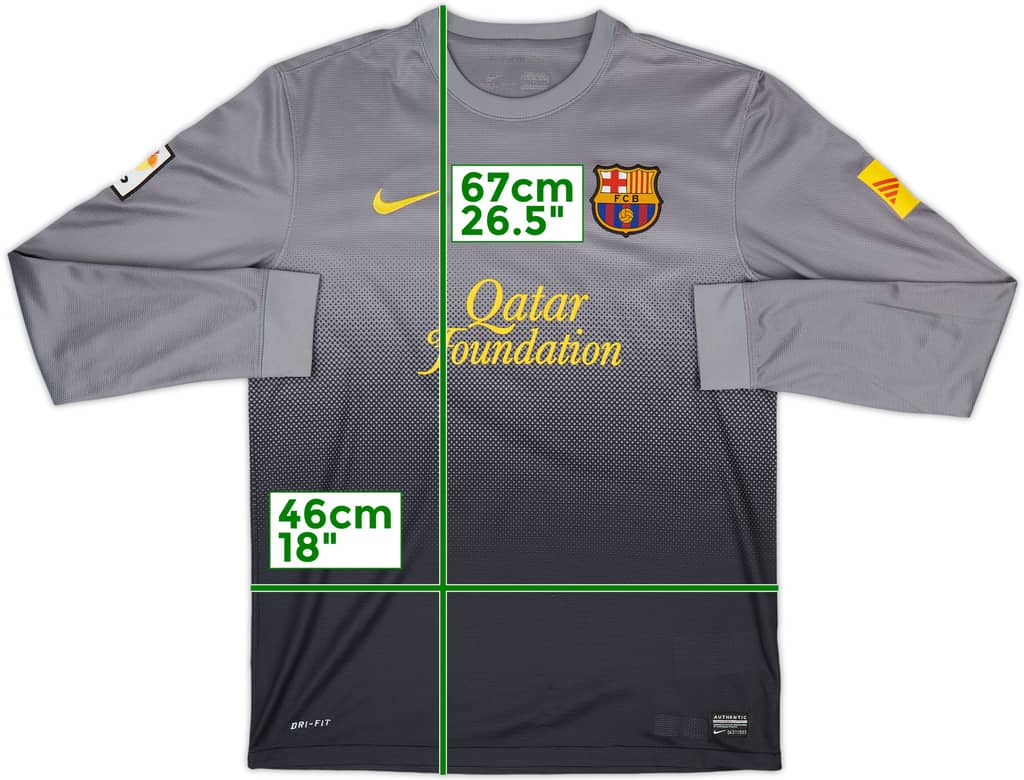2012-13 Barcelona GK Shirt - 9/10 - (M)