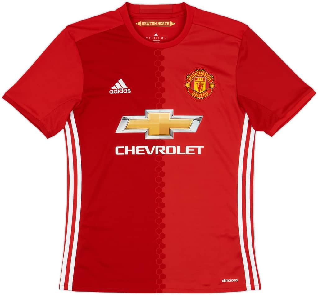 2016-17 Manchester United Home Shirt Ibrahimovic #9 - 8/10 - (S)