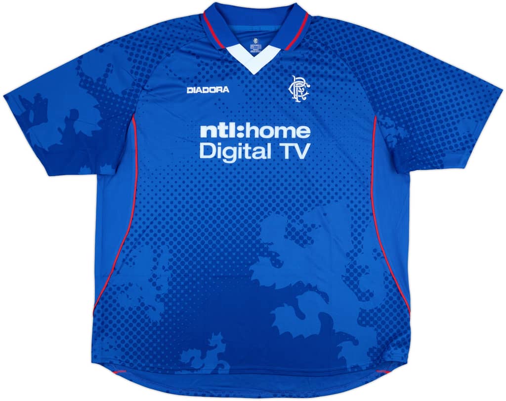 2002-03 Rangers Home Shirt - 10/10 - (3XL)