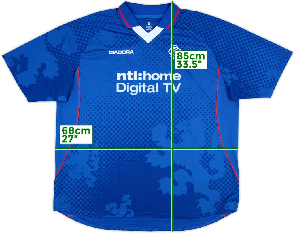 2002-03 Rangers Home Shirt - 10/10 - (3XL)