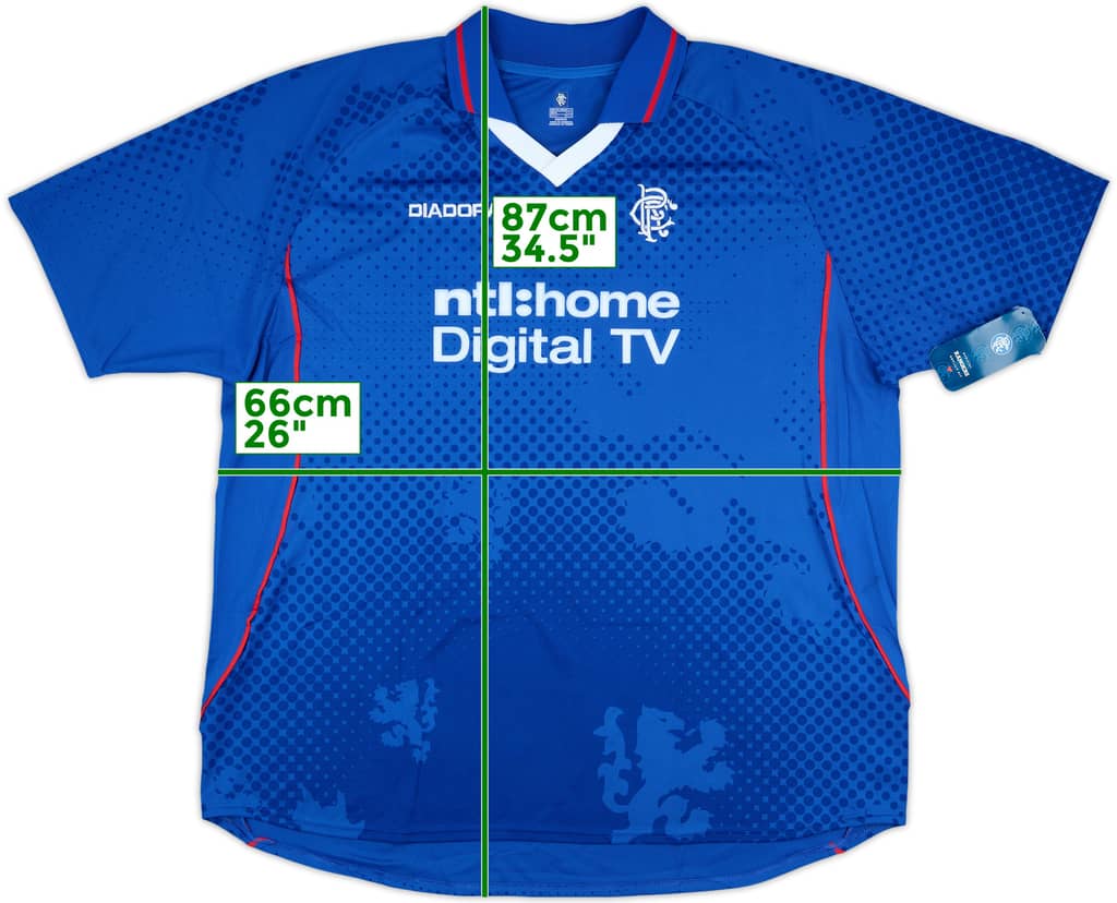 2002-03 Rangers Home Shirt (3XL)