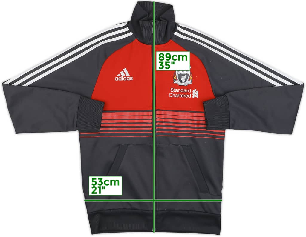 2011-12 Liverpool adidas Track Jacket - 7/10 - (S)