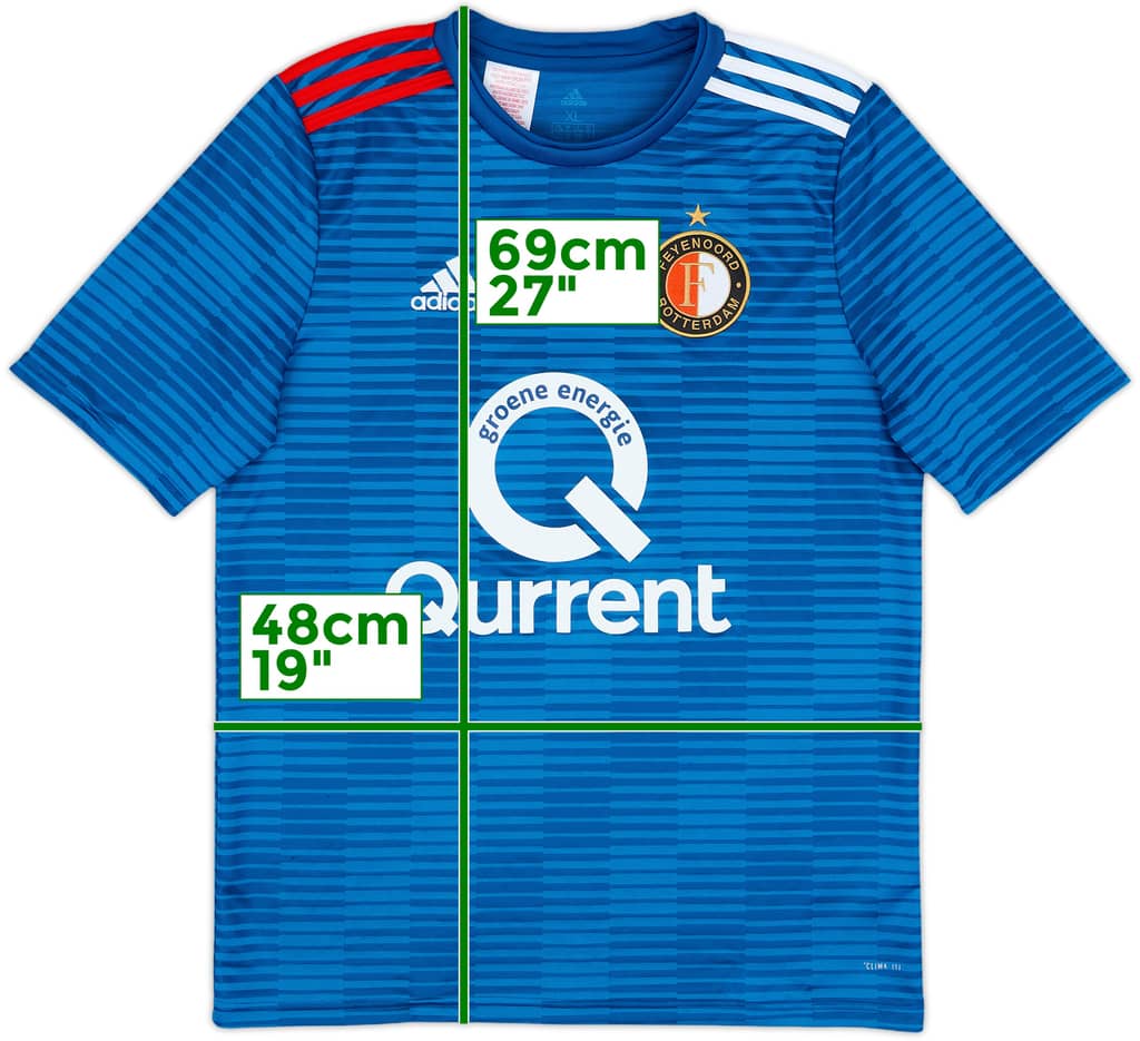 2018-19 Feyenoord Away Shirt - 9/10 - (XL.Boys)