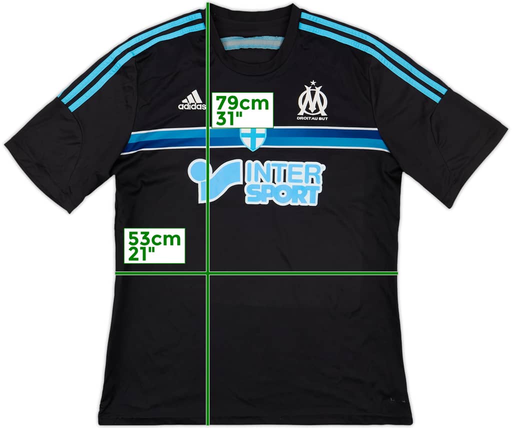 2014-15 Olympique Marseille Third Shirt - 7/10 - (XL)