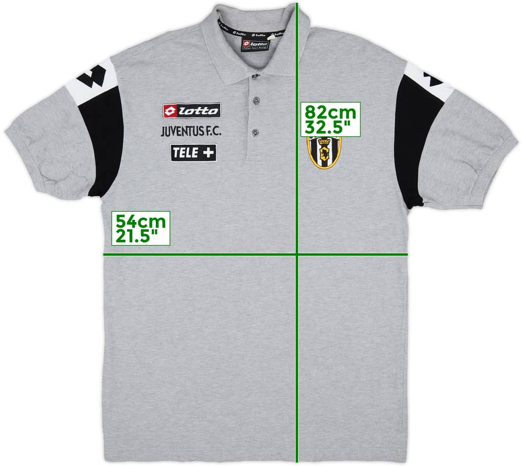 2000-01 Juventus Lotto Polo Shirt - 9/10 - (XL)