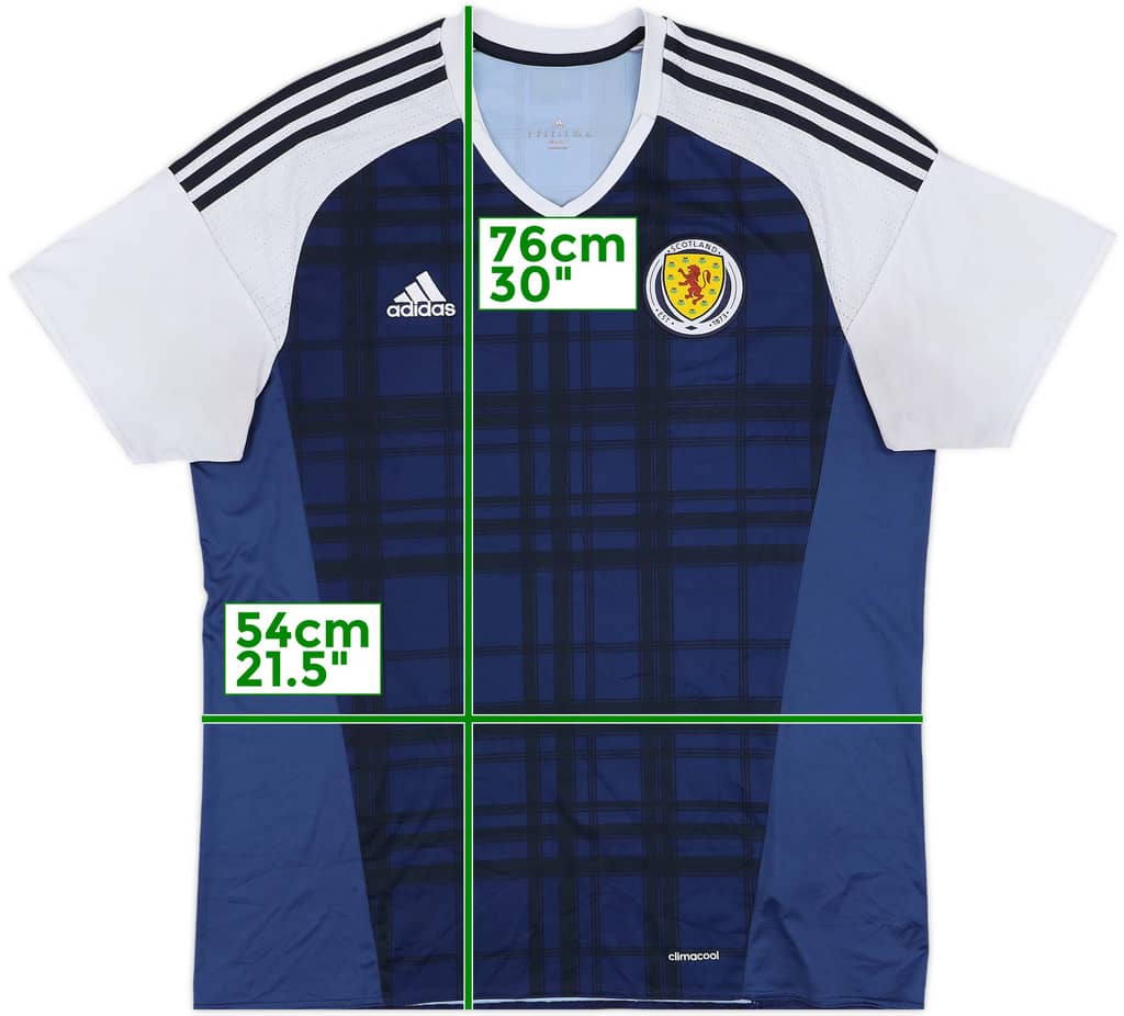 2015-17 Scotland Home Shirt - 7/10 - (XL)