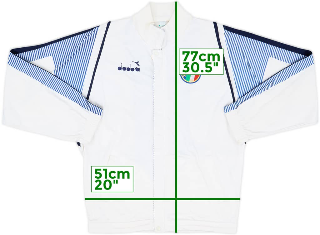 1988-90 Italy Diadora Track Jacket - 7/10 - (L)