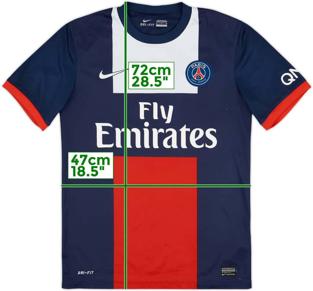 2013-14 Paris Saint-Germain Home Shirt - 4/10 - (S)