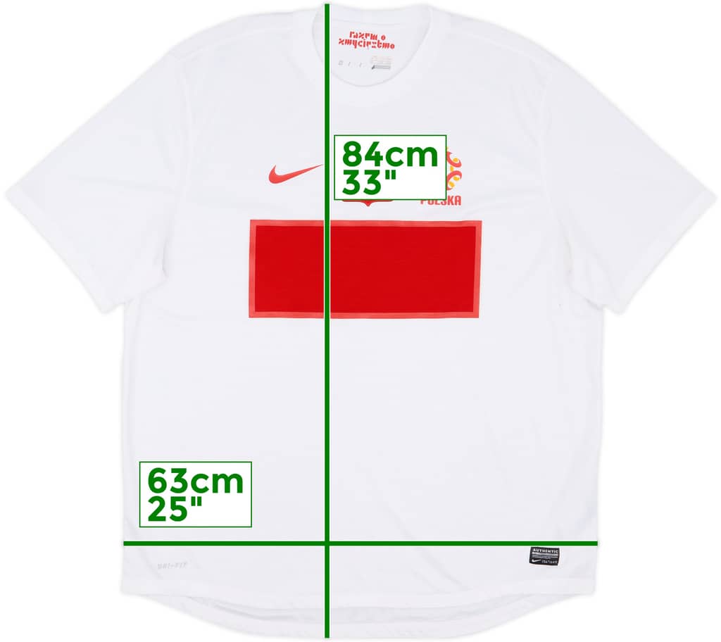 2012-13 Poland Home Shirt - 7/10 - (XXL)