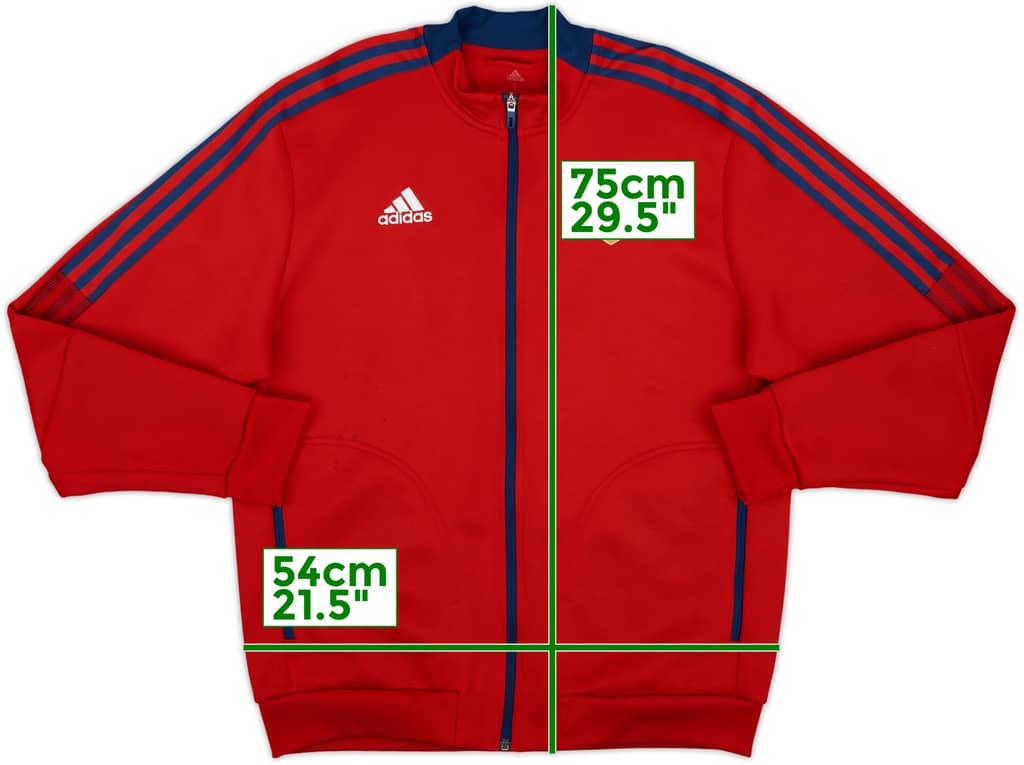 2021-22 Arsenal adidas Track Jacket - 6/10 - (L)