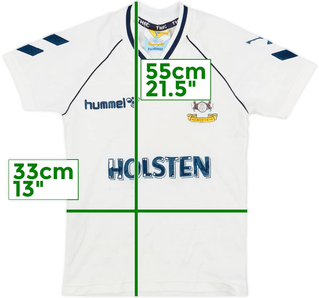 1989-91 Tottenham Home Shirt - 6/10 - (M.Boys)