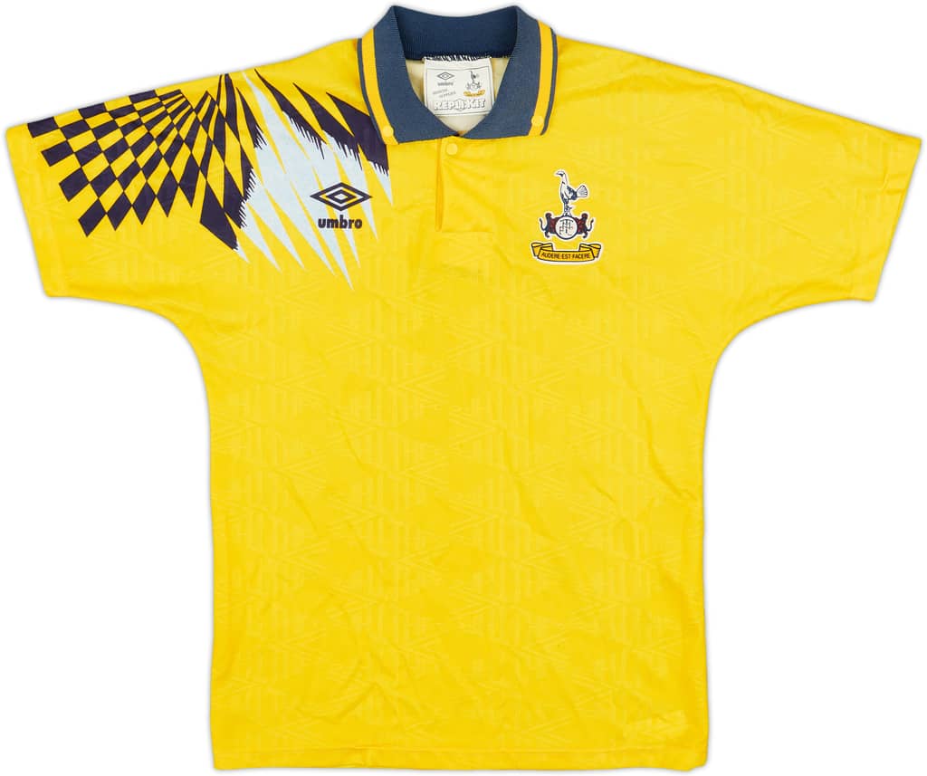 1991-95 Tottenham Away Shirt - 7/10 - (Y)