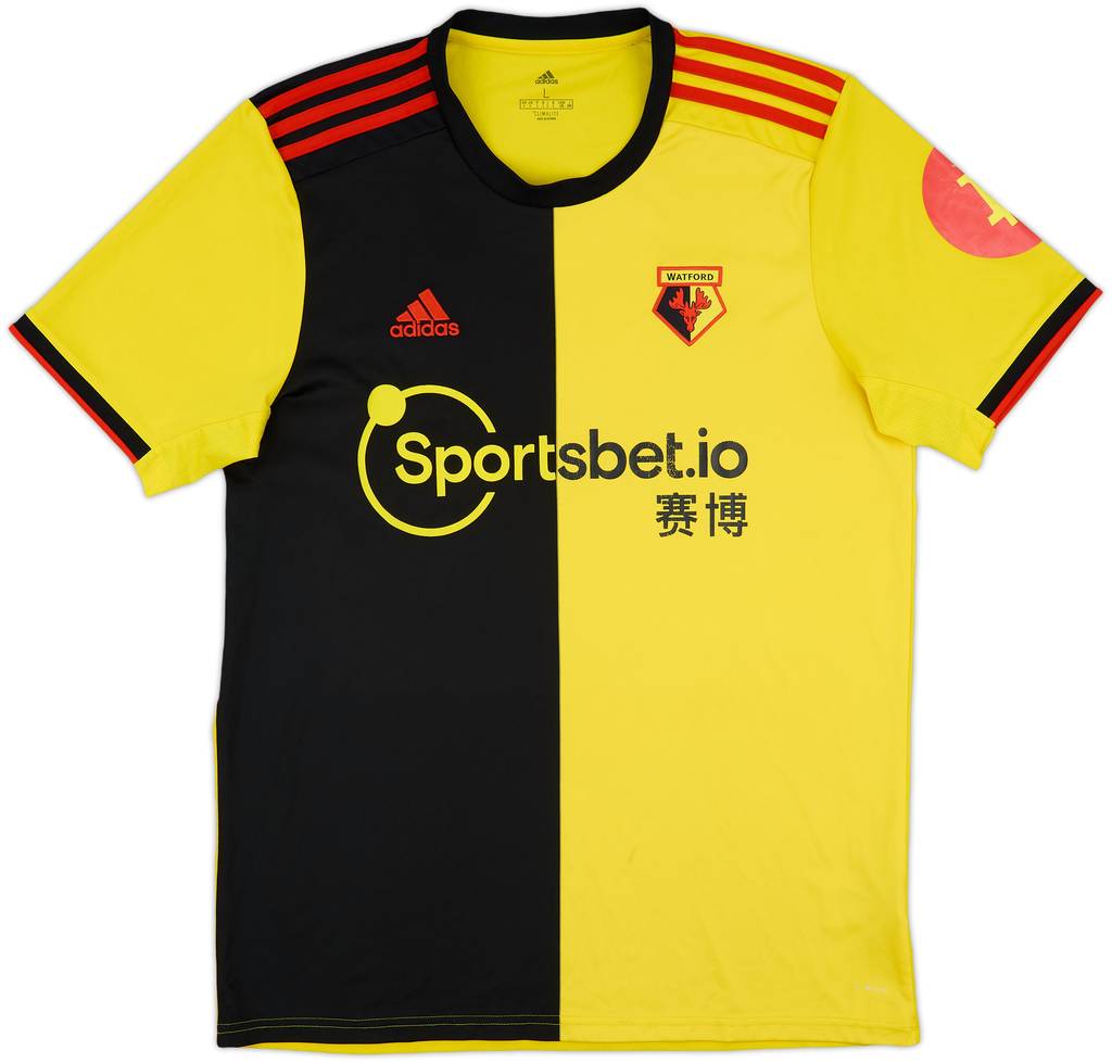 2019-20 Watford Home Shirt - 6/10 - (L)