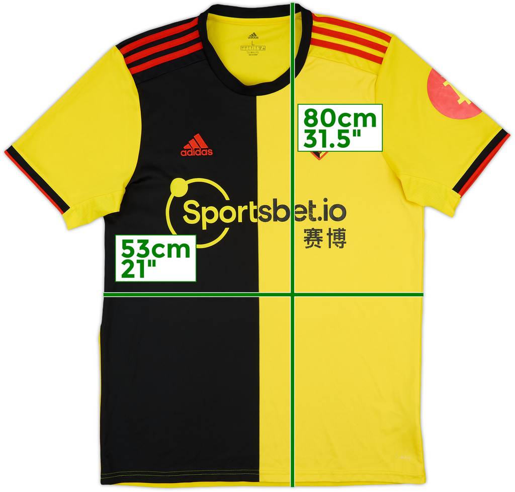 2019-20 Watford Home Shirt - 6/10 - (L)