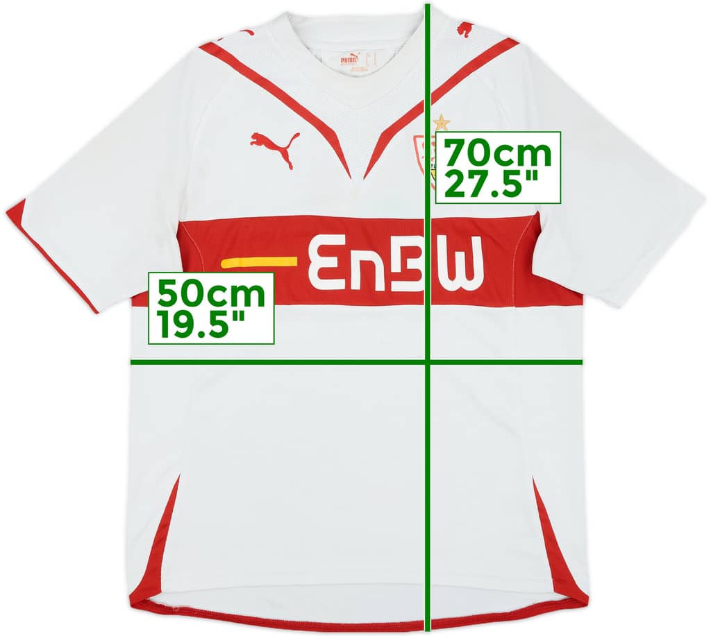 2009-10 Stuttgart Home Shirt - 5/10 - (S)