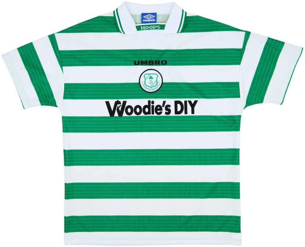 1997-98 Shamrock Rovers Home Shirt - 9/10 - (XL)