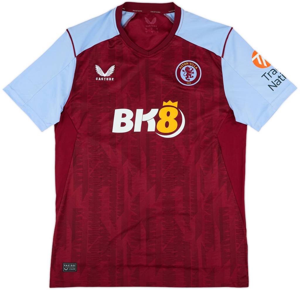 2023-24 Aston Villa Home Shirt - 10/10 - (M)