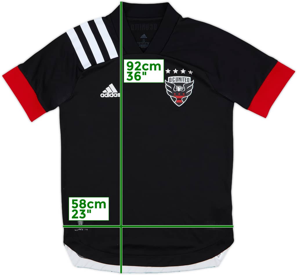2020-21 DC United Authentic Home Shirt - 9/10 - (S)