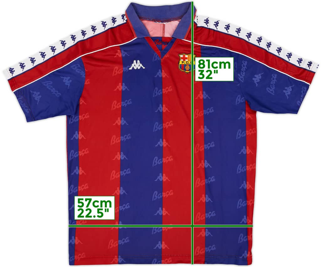 1992-95 Barcelona Home Shirt - 6/10 - (XL)