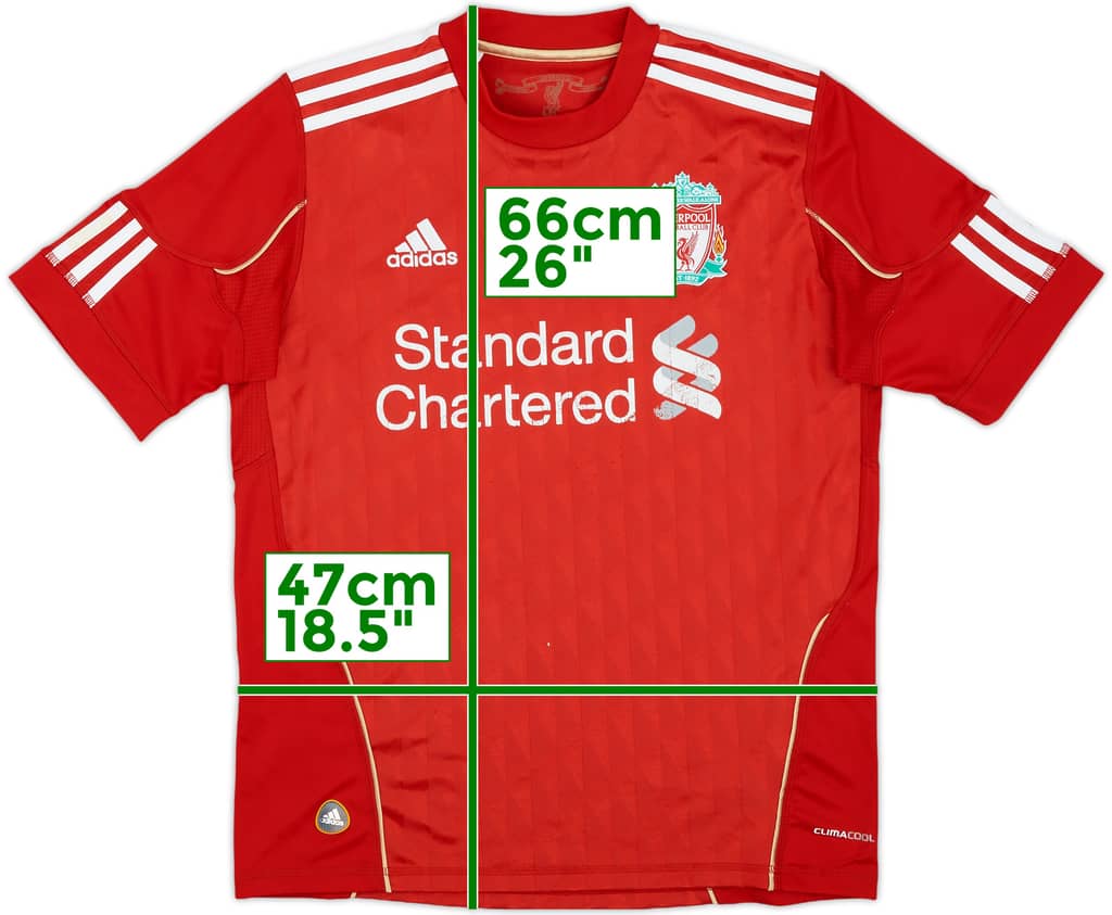 2010-12 Liverpool Home Shirt - 6/10 - (L.Boys)