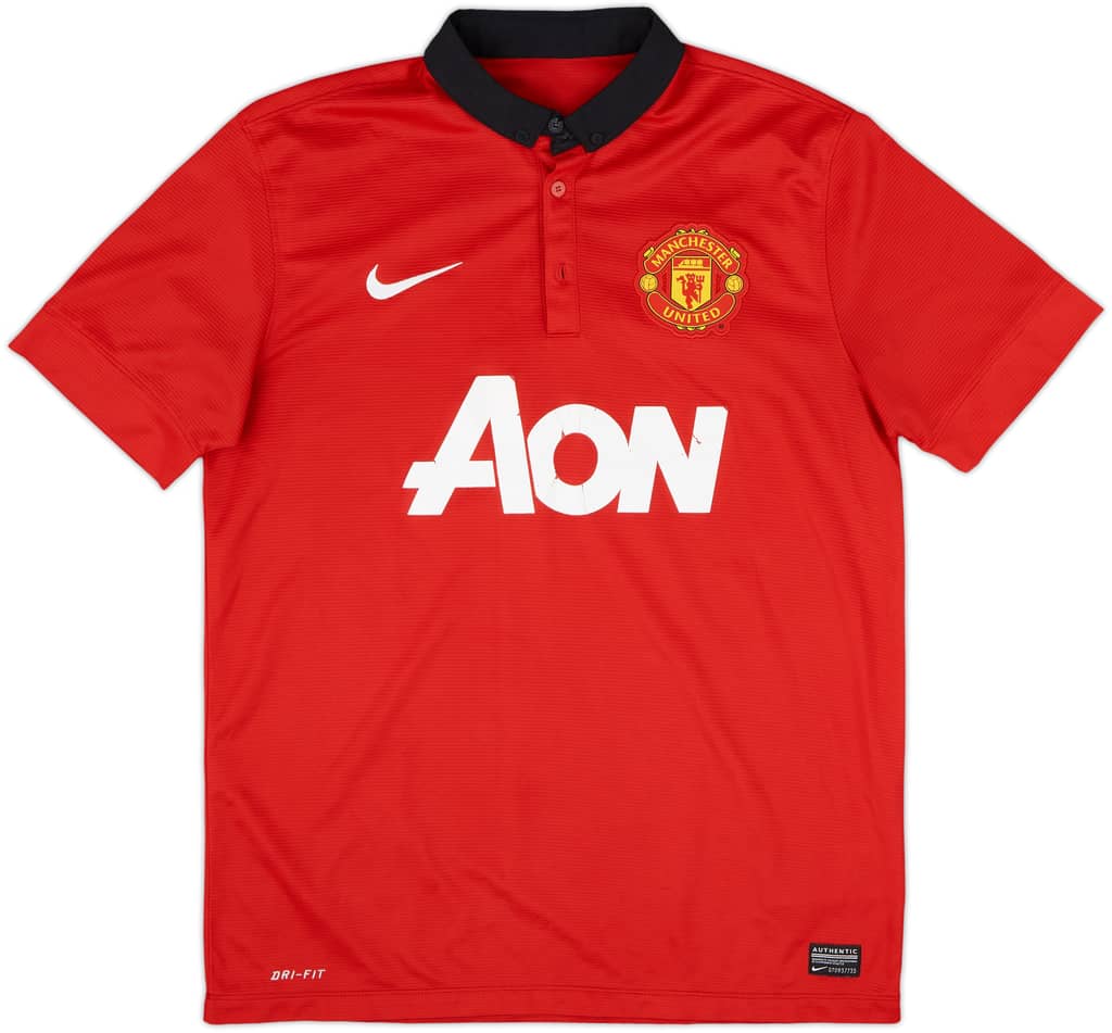 2013-14 Manchester United Home Shirt - 5/10 - (M)