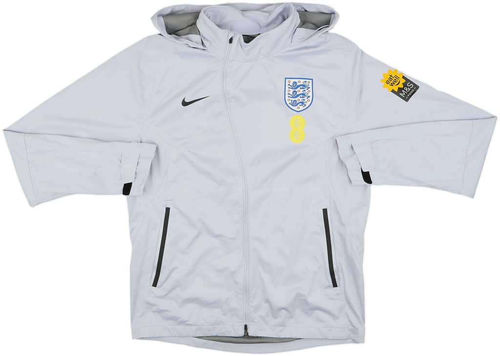 2022-23 England Nike Hooded Track Jacket - 8/10 - (M)