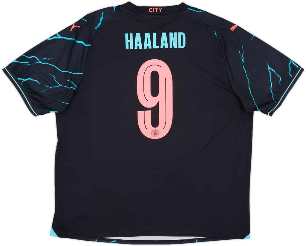 2023-24 Manchester City Third Shirt Haaland #9 - 10/10 - (XXL)