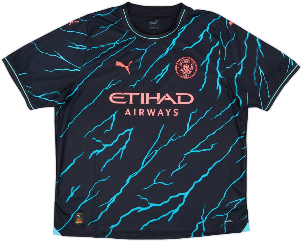 2023-24 Manchester City Third Shirt Haaland #9 - 10/10 - (XXL)