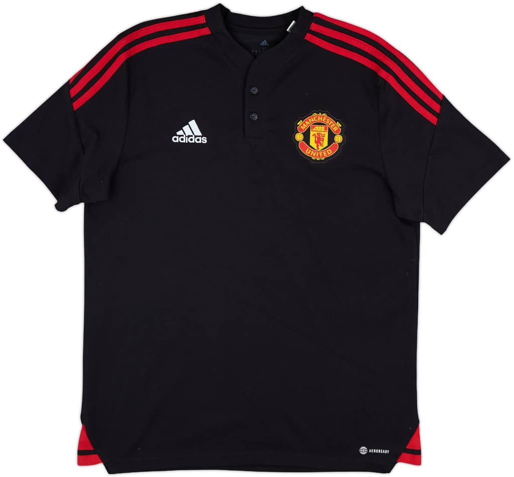 2022-23 Manchester United adidas Polo Shirt - 8/10 - (M)