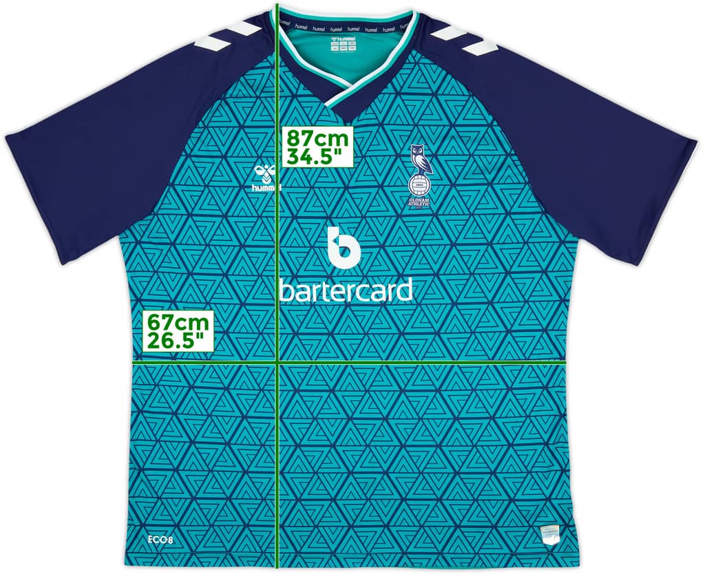 2022-23 Oldham Away Shirt - 9/10 - (4XL)