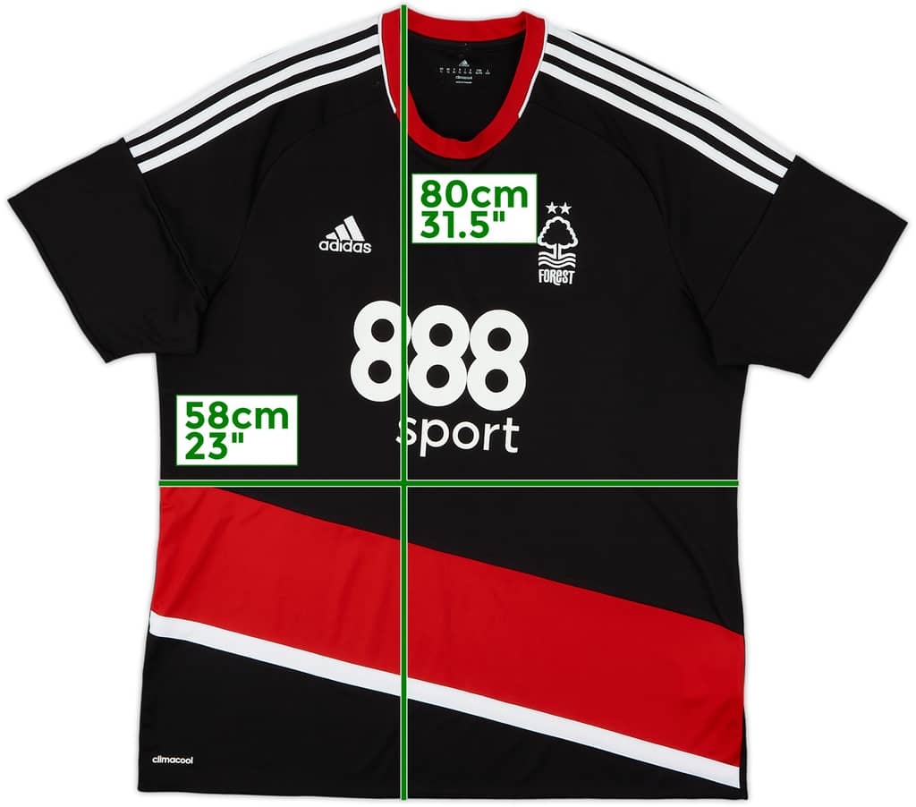 2016-17 Nottingham Forest Away Shirt - 7/10 - (XL)