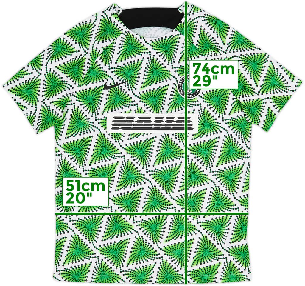 2022-23 Nigeria Nike Pre-Match Training Shirt - 8/10 - (L)