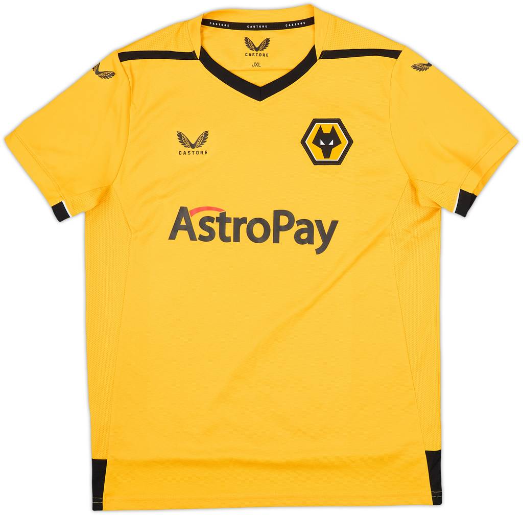 2022-23 Wolves Home Shirt - 9/10 - (XL.Boys)