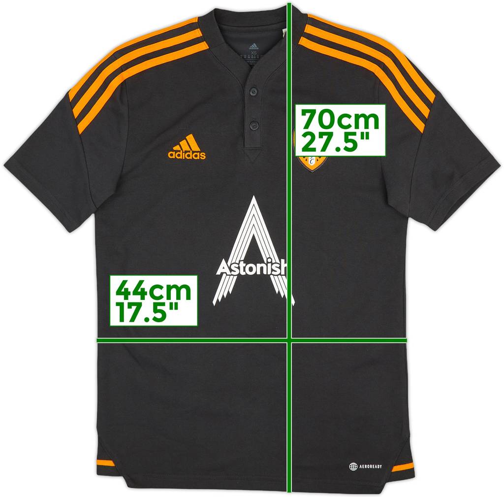 2022-23 Leeds adidas Polo Shirt - 8/10 - (XS)