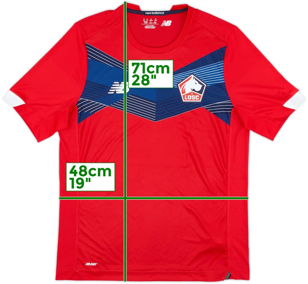 2020-21 Lille Home Shirt - 9/10 - (S)
