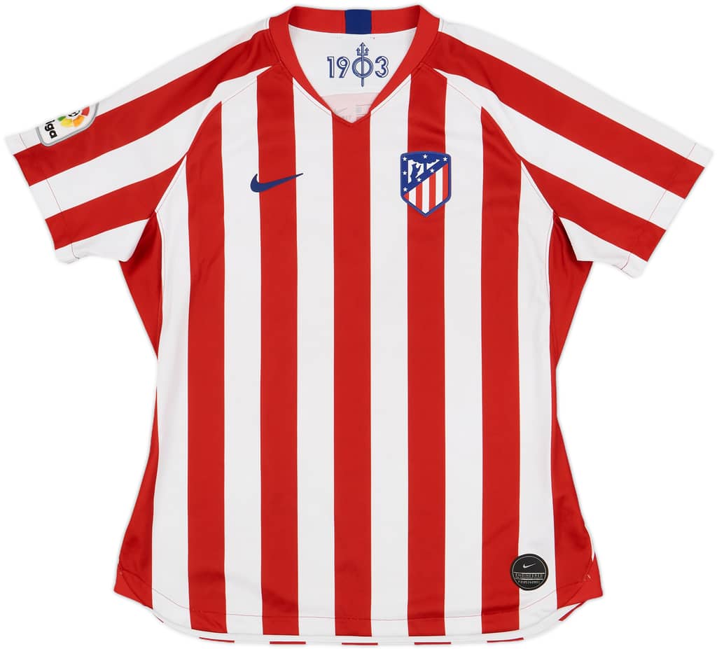 2019-20 Atletico Madrid Home Shirt - 9/10 - (Women's L)