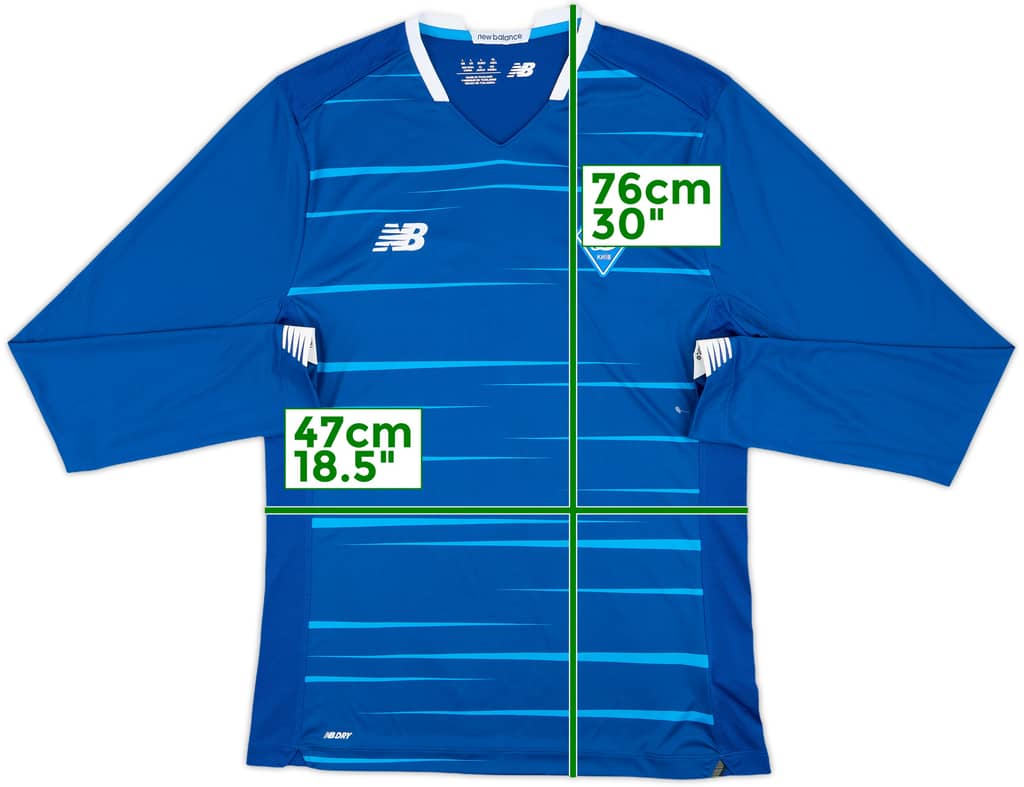 2020-21 Dynamo Kyiv Away L/S Shirt - 9/10 - (L)