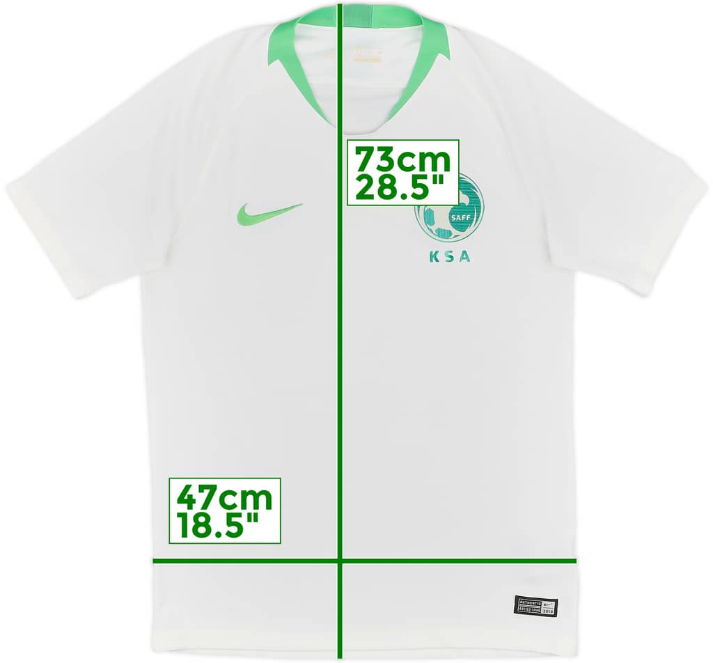 2018 Saudi Arabia Home Shirt - 9/10 - (S)