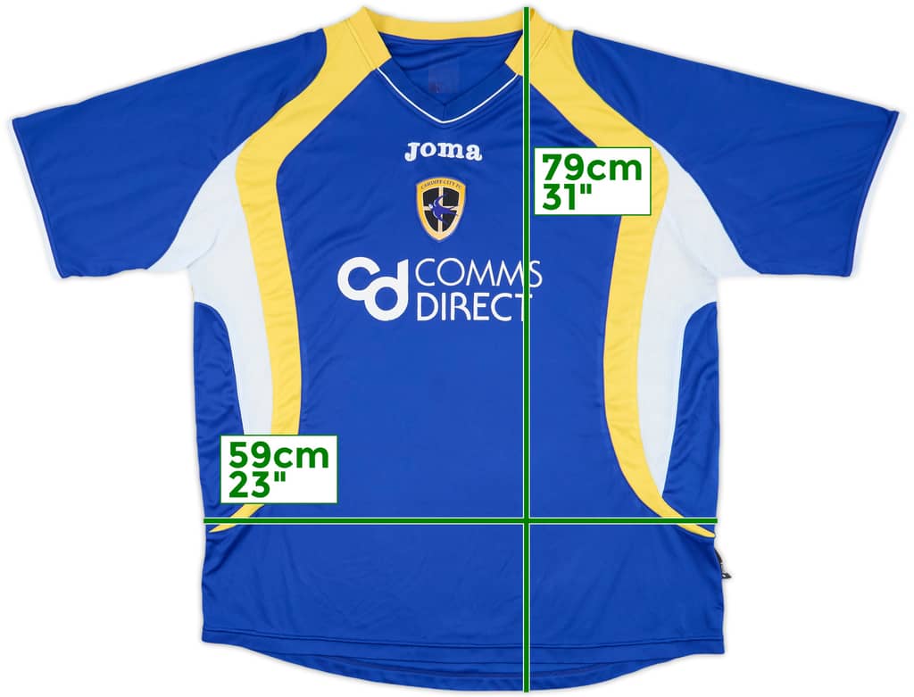 2007-08 Cardiff Home Shirt - 7/10 - (XL)