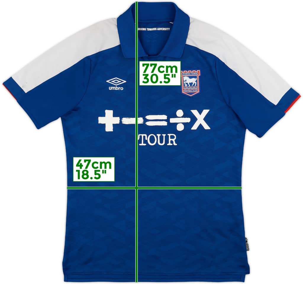 2023-24 Ipswich Home Shirt - 8/10 - (M)