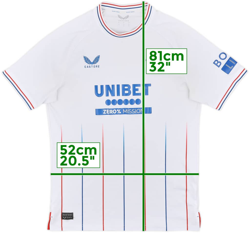 2023-24 Rangers Away Shirt - 8/10 - (M)