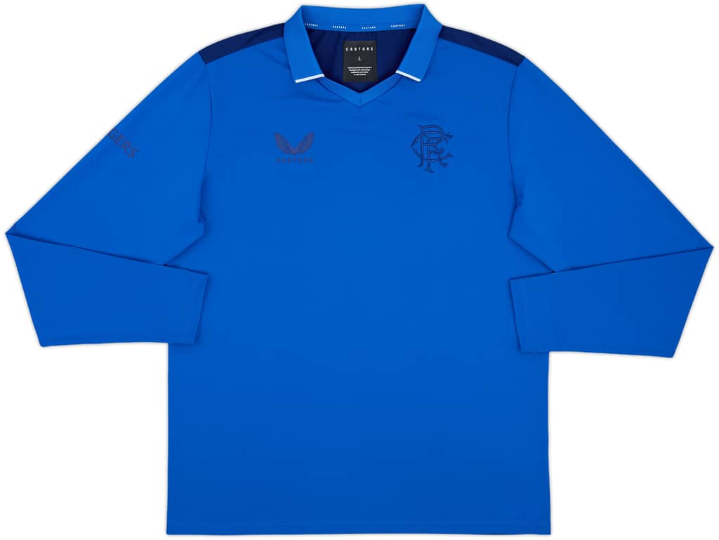 2022-23 Rangers Castore Training L/S Shirt - 8/10 - (L)