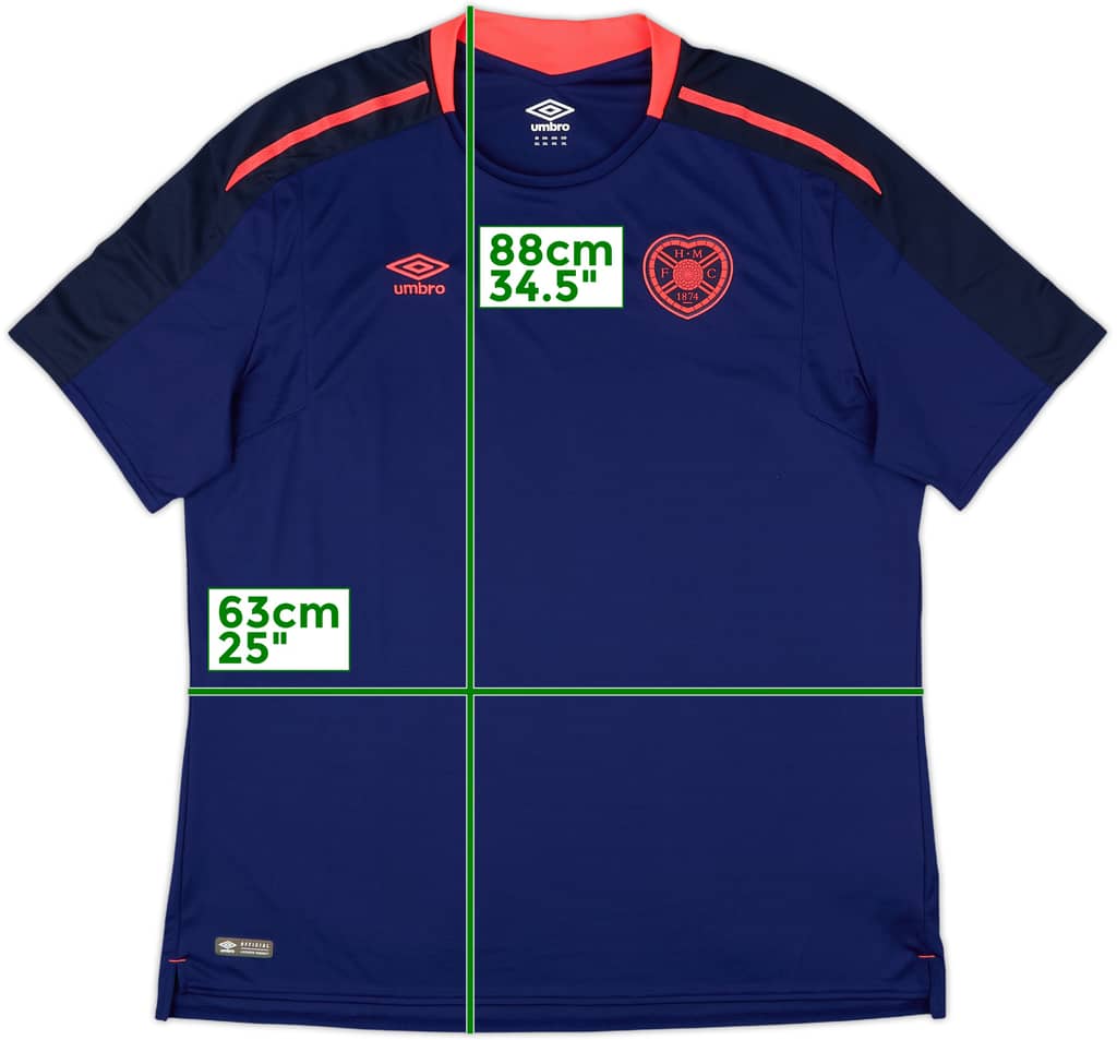 2017-18 Hearts Third Shirt - 10/10 - (3XL)